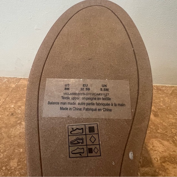 DKNY Melanie Blue Chambray Denim Anklestrap platform espadrilles flats size 8 - Picture 6 of 6